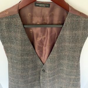 John Varvatos Grey Vest - One Size - Men's L/XL